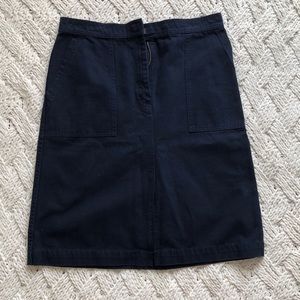 Brand New J Crew Navy skirt